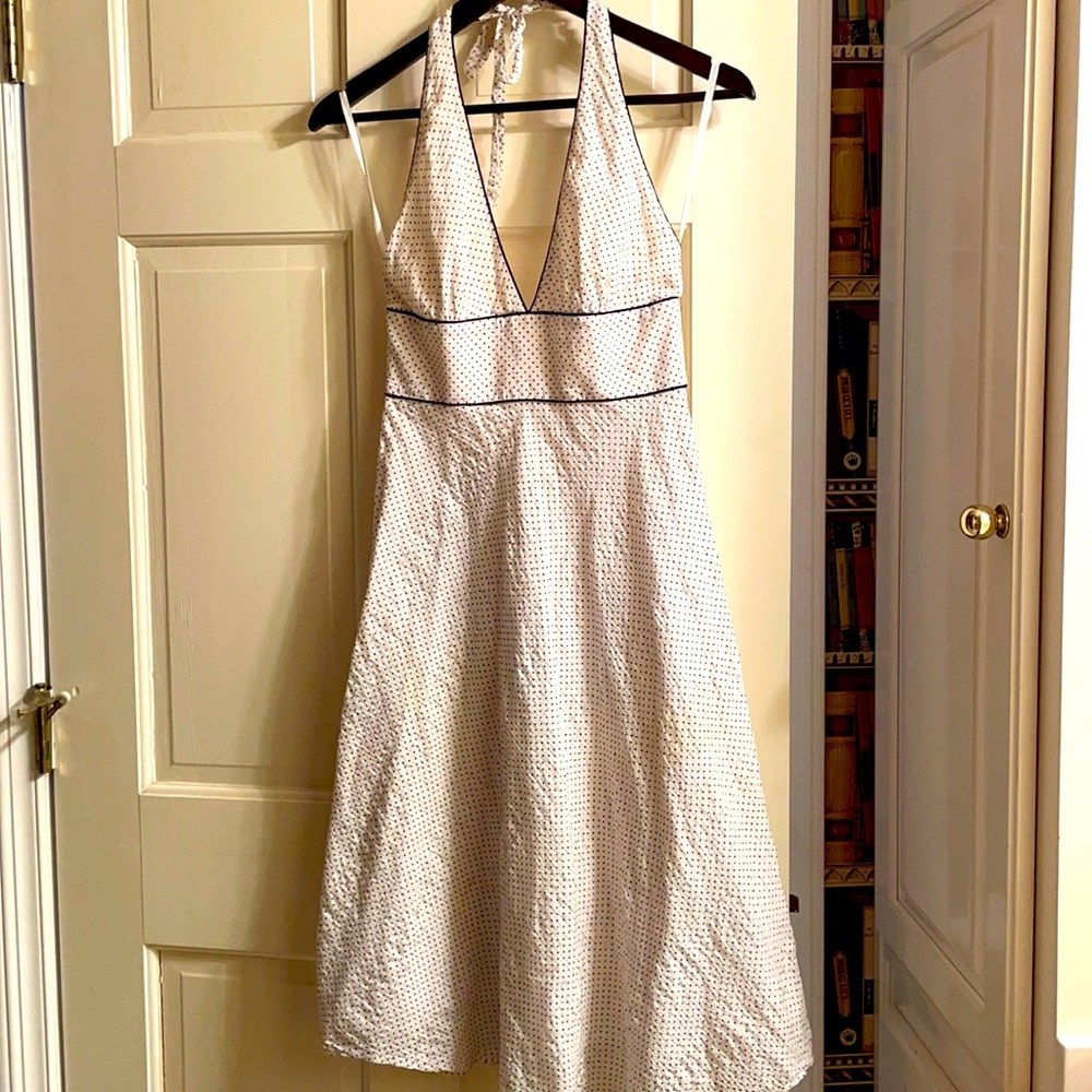 Cute backless J. Crew day dress